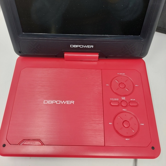 DB Power Portable Audio & Video Db Power Red Portable Dvd Player